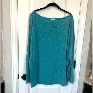 Green Dolman style top